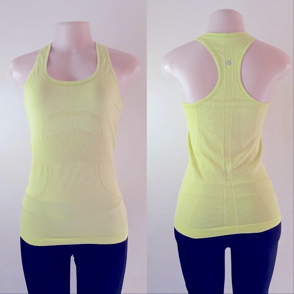Lululemon Athletica Green Tops gray size 6